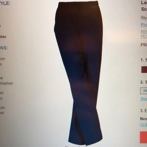 Landau Navy Scrub Pant